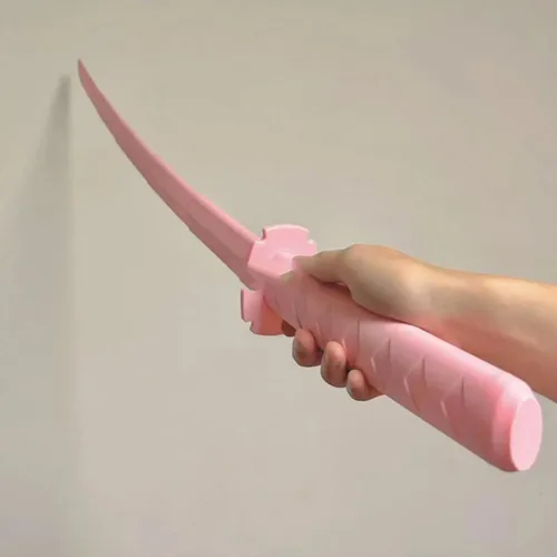 Vista 3 de Espada Samurai retráctil de gravedad de impresión 3D,Espada retráctil de impresión 3D,Espada samurai retráctil 3D,Cuchillo Fidget de impresión 3D