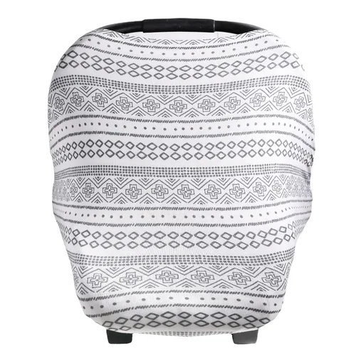 Vista 16 de Copper Pearl Funda multiusos: fundas de asiento de automóvil, funda de lactancia y funda de cochecito para el sol, tela elástica, uso para todas