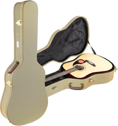 Vista 11 de Gearlux Estuche Deluxe ABS para Guitarra Acústica Dreadnought