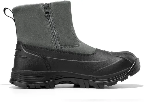 Vista 7 de NORTIV 8 Botas de nieve de invierno para hombre, impermeables, aisladas, sin cordones