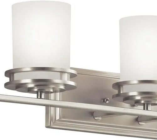 Vista 2 de Kichler Lighting Hendrik - Lámpara incandescente de baño con 3 focos, 5085OZ, 100.00watts, 120 volts
