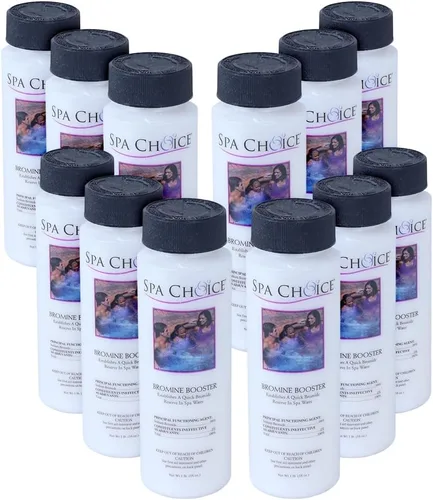 Vista 5 de SpaChoice Potenciador de bromo prémium de 1 libra, bromuro de sodio para jacuzzi, fabricado en Estados Unidos