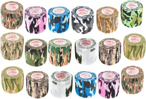 Vista 17 de Cinta adhesiva para veterinarios (negro) (paquete de 2) (2 pulgadas x 15 pies), autoadhesiva, adherente, cohesiva, flexible, autoadhesiva, rollo