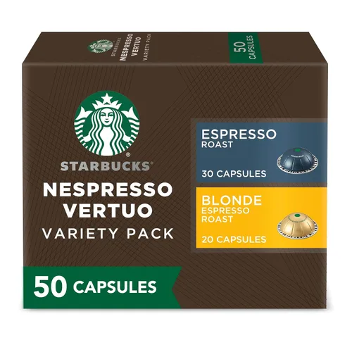 Vista 13 de Starbucks by Nespresso Cápsulas de café para máquinas Nespresso Vertuo - Rubia Espresso ASEADO - 50 CUENTA