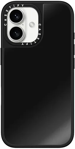 Vista 14 de CASETiFY Funda de espejo para iPhone Air [Reflejante/Compatible con Magsafe / Protección contra caídas de 4.9 pies de grado militar 1X] - Negro