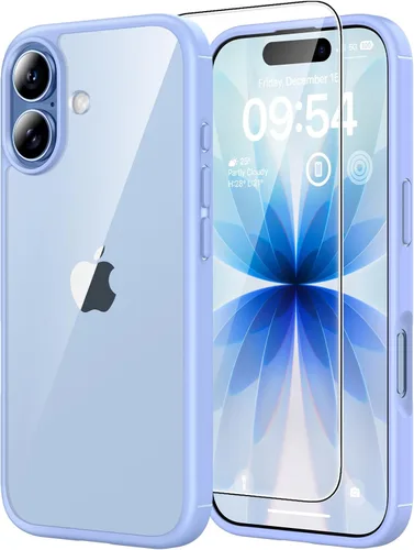 Vista 138 de TAURI Funda para iPhone 17, antiamarilleamiento con protector de pantalla, protección de grado militar, a prueba de golpes, delgada para iPhone 17