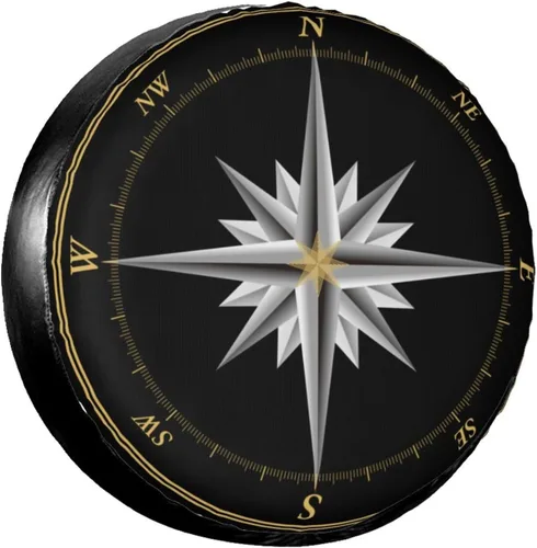 Vista 15 de Cubierta de llanta de repuesto para pesca de lubina, cubiertas de rueda de neumático de pescador, impermeables, a prueba de polvo, protector