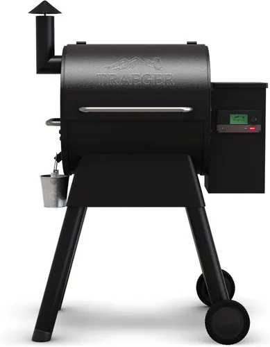 Traeger Grills Pro 575 - Parrilla de pellets de madera y ahumador con Wifi, habilitado para aplicaciones, color negro