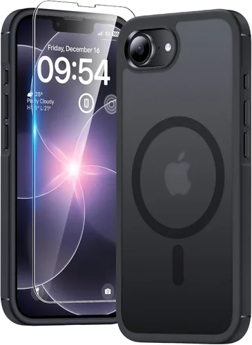 Vista 73 de TAURI Funda para iPhone 17, antiamarilleamiento con protector de pantalla, protección de grado militar, a prueba de golpes, delgada para iPhone 17