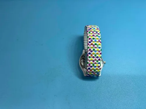 Vista 10 de Lancardo Reloj de banda elástica para mujer Bohemia elástica analógica cuarzo gran número blanco reloj de pulsera fácil de leer cumpleaños Navidad
