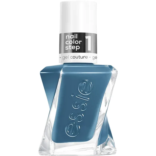 Vista 9 de essie gel couture, Esmalte de uñas de larga duración, vegano, Be Dazzled, Blue, Statement Peace, 0.46 onzas líquidas
