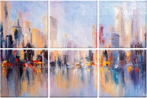 Vista 13 de Paquete de 6 paneles de pared acústicos artísticos decorativos, mejor tratamiento acústico que la espuma, paneles de pared de alta calidad