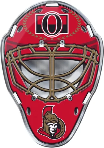 Vista 24 de FANMATS Emblema de máscara NHL Auto NHL