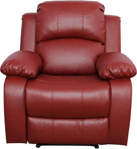 Vista 15 de Juego de muebles de cuero sintético para sala de estar, juego de sofá reclinable, sofá de dos plazas, juegos de muebles para sala de estar, sofá