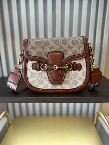 Vista 9 de Bolsos cruzados pequeños para mujer, bolso de cuero, diseño de moda, hebilla dorada