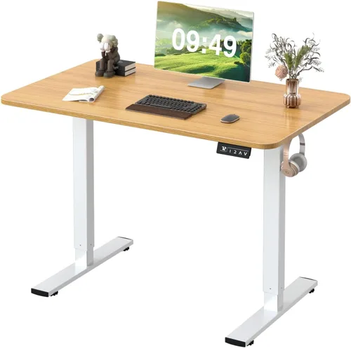 Vista 16 de Furmax Escritorio de Pie de Altura Ajustable Eléctrico Grande de 55 x 24 Pulgadas Escritorio de Sentarse y Pararse Escritorio de Computadora