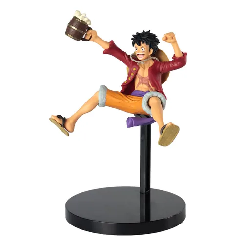 Vista 4 de BANPRESTO - Una Pieza - Es Un Banquete!! - Estatua de Monkey.D.Luffy