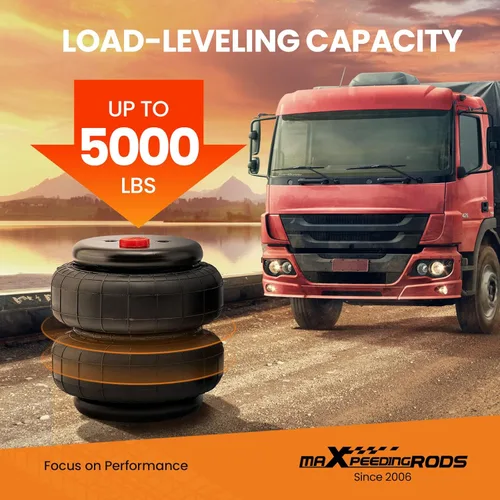 Vista 5 de maXpeedingrods Kit de bolsas de suspensión neumática trasera de 5000 libras para Chevrolet Silverado 1500 GMC Sierra 1500 2WD 4WD 2007-2018 Kit