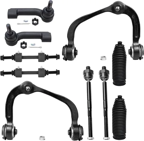 Vista 39 de Detroit Axle - Kit de brazos de control de extremo delantero RWD para cargador Chrysler 300 Dodge Challenger 11-19, brazos de control