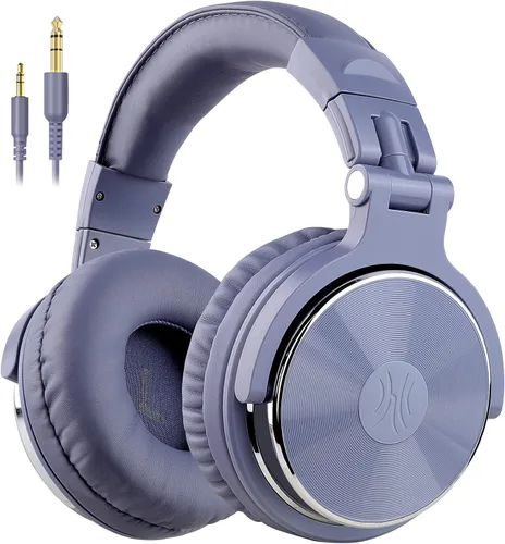 Vista 12 de OneOdio - Auriculares con cable de diadema para estudio y mezcla de DJ, auriculares estéreo con controladores de neodimio de 50 mm y conector de 1/4