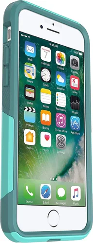 Vista 3 de OtterBox Commuter Series - Funda para iPhone SE (3ª y 2ª generación) y iPhone 8/7 (solamente), embalaje no minorista, (Aqua Mint Way)