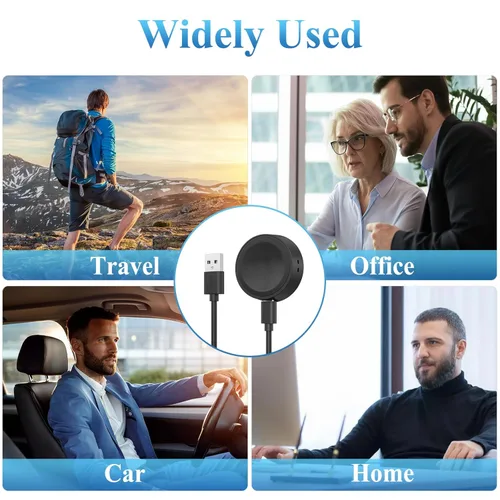 Vista 7 de AK Cable de carga compatible con cargador de reloj Samsung Galaxy, cable de carga USB de repuesto para Samsung Galaxy Watch 7/6/5/5 Pro/Watch 4/4