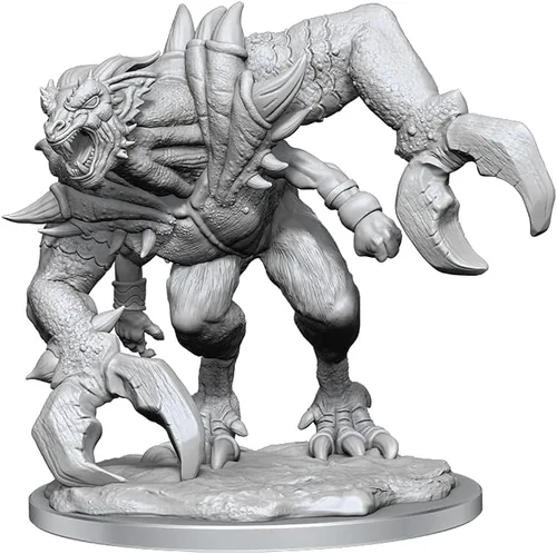 Vista 3 de D&D Las maravillosas miniaturas de Nolzur: Glabrezu Miniaturas sin pintar de WizKids de Dungeons and Dragons