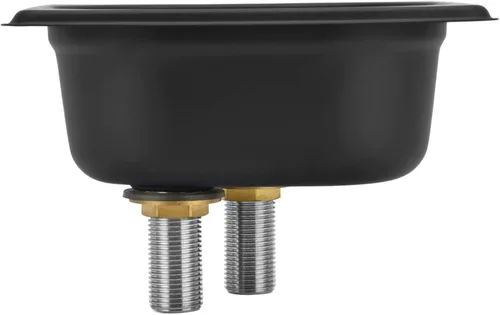 Vista 4 de Stainless Steel Glass Rinser Quick Cup Washer Cleaner for Coffee Shop Pub, Automatic Cup Washer with Practical Holder (Black)