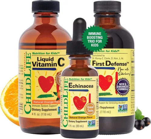 Childlife 3 Pack Soporte Inmunitario: Primera Defensa, Vitamina C, Echinacea