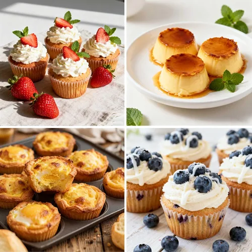 Vista 8 de Juego de 2 moldes de silicona para magdalenas para hornear, molde de cupcake antiadherente de tamaño regular, molde de muffin de silicona de 6 tazas