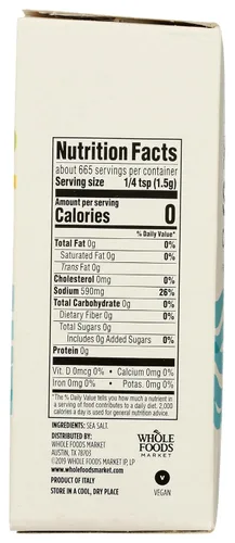 Vista 5 de 365 by Whole Foods Market, Sal marina kosher, gruesa, 2.2 lb