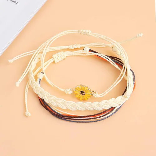 Vista 6 de Long tiantian Friendship Bracelets Boho Anklets for Women Waterproof String Bracelets Summer Beach Jewelry Trendy Stuff Adjustable Wave Surfer