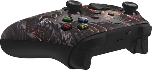 Vista 6 de eXtremeRate Carcasa personalizada para controlador serie X S, revitaliza tu controlador - Cyclops Dragon cubierta de placa frontal de repuesto