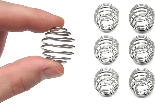 Vista 9 de Polly Online 6 unidades de bolas agitadoras de gran tamaño de acero inoxidable para batidos de proteínas, batido de leche, botella mezcladora