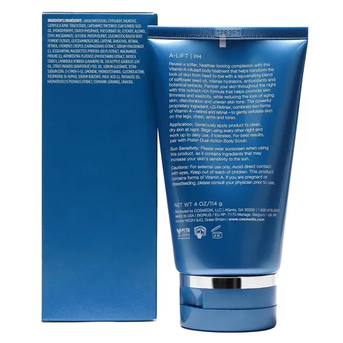 Vista 3 de COSMEDIX A-Lift - Tratamiento corporal con vitamina A durante la noche, 4 onzas