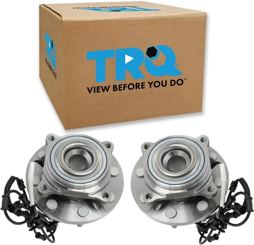 Vista 67 de Conjunto de rodamiento de rueda y buje TRQ para parte trasera izquierda y derecha, 2 piezas, compatible con Ford Expedition 2007-2010 y Lincoln