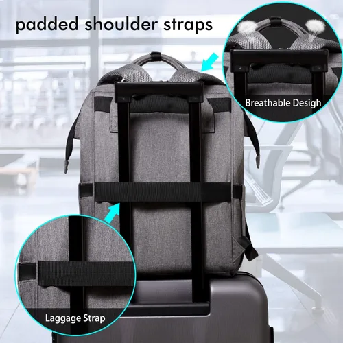 Vista 4 de Mochila de Enfermera Gatycallaty, Gris, Estándar