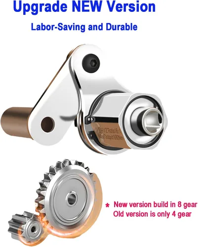 Vista 4 de COTOUXKER Multiplicador de par, juego de llaves multiplicadoras de par de servicio pesado para removedor de tuercas de llanta 1/2 driver 1:16 llave