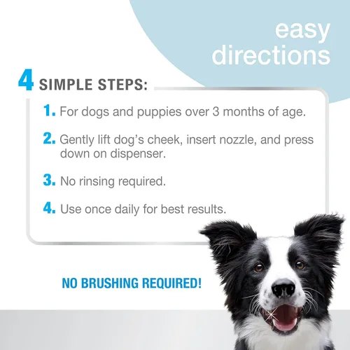 Vista 2 de Nylabone Advanced Oral Care Espuma Dental para Mascotas, Removedor de Sarro y Refrescante de Aliento para Perros, Limpieza de Dientes de Perro, 4 oz.