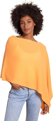 Vista 32 de CLAUDIA NICHOLE by Alashan Poncho estilo vestido, 100% cachemira Ejército/1032