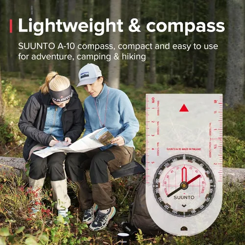 Vista 6 de Suunto A-30 Brújula: Brújula compacta para senderismo con marcas luminosas en poca luz