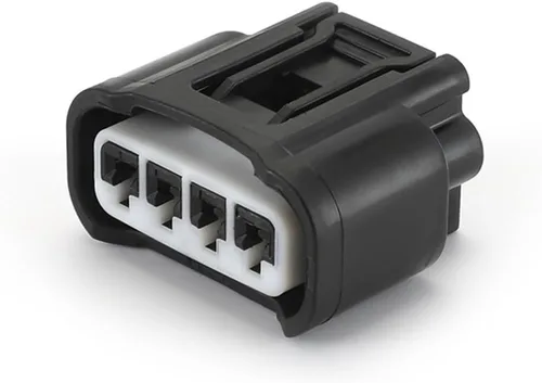 Vista 3 de AUCELI 6 paquetes de conector de bobina de encendido hembra, arnés de enchufe de pigtail de 4 vías, conector de bobina de encendido de reemplazo