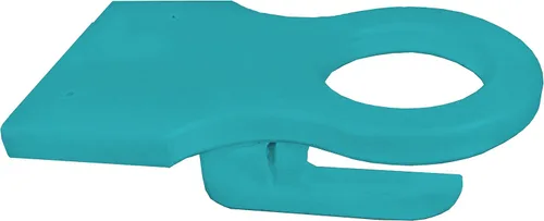 Portavasos de polietileno, azul Aruba Azul (Aruba Blue)
