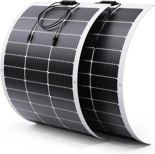 Vista 13 de Panel solar flexible de 50 W de 12 V, cargador de celda solar monocristalino ETFE para central eléctrica, RV, marina, barco bimini, remolque