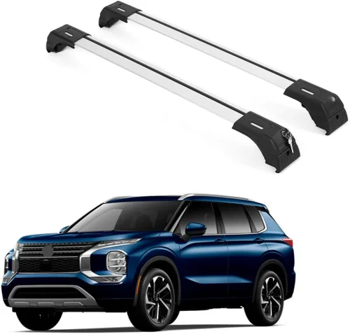 Vista 13 de ERKUL Barras transversales de techo para Mitsubishi Outlander Sport 2011-2025 Barras transversales de aluminio con bloqueo antirrobo para techo