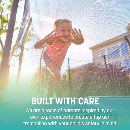 Vista 6 de Trampolines Skywalker, 10 ft Trampolín redondo y cercado con resorte