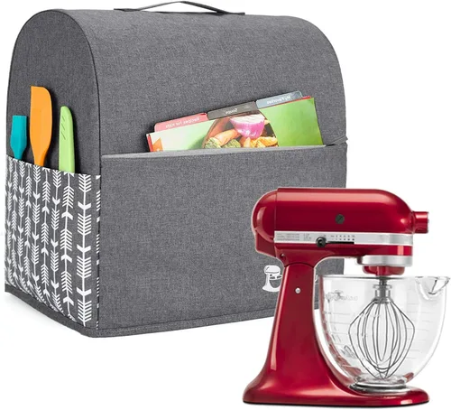 Vista 15 de Yarwo Funda para batidora de pie compatible con batidora KitchenAid de 4.5 cuartos y todas las de 5 cuartos, cubierta protectora contra el polvo