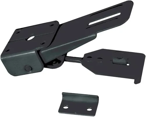 RV Designer E314, Pestillo para autocaravana, plegable, negro, accesorio exterior