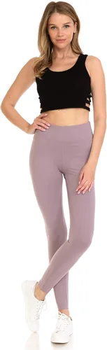 Vista 5 de Leggings Depot ActiveFlex - Leggings activos de cintura alta para mujer, cintura de 5 pulgadas, disponibles en tallas grandes Borgoña